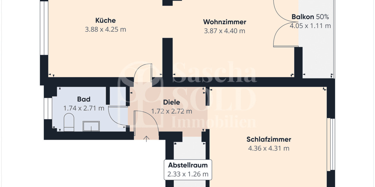 Helle 2-Zimmer-Wohnung mit Balkon und Panoramablick - Erstbezug nach Sanierung - ab Juli 2026 - Etagenwohnung Spiesen-Elversberg Elversberg | Angebot:26573144