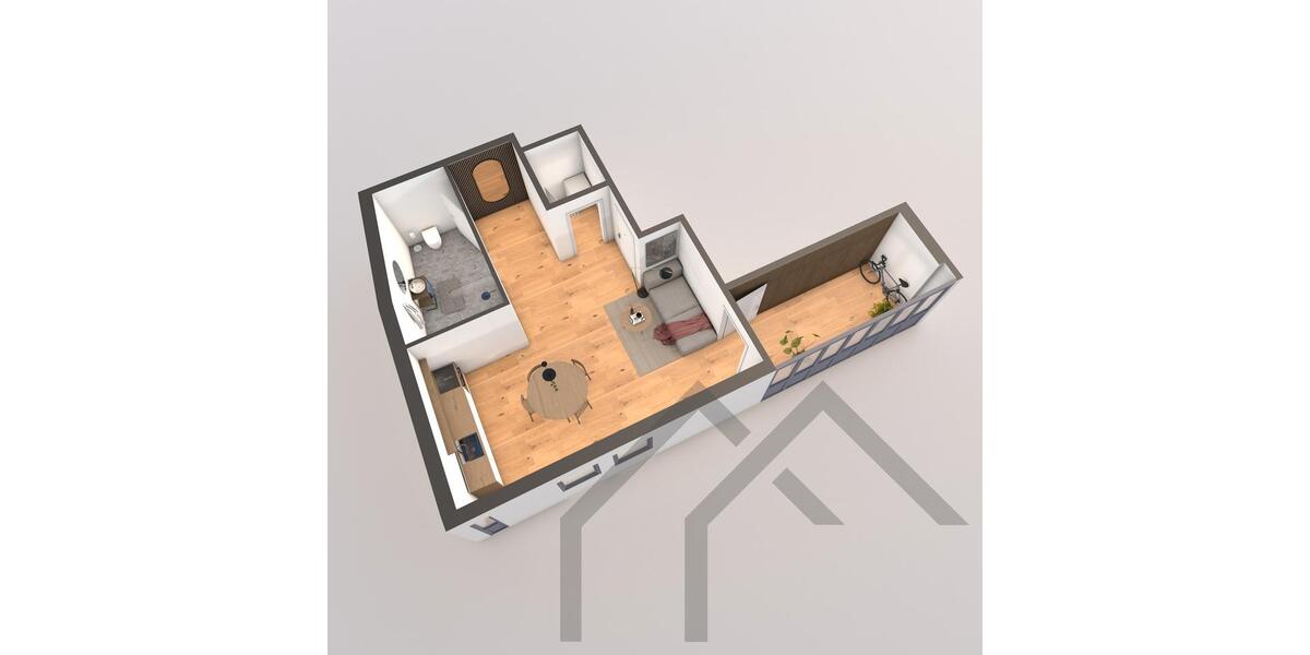 Etagenwohnung Homburg - 1 Zimmer, 56 m&sup2;, 680&euro; | Angebot:22892150