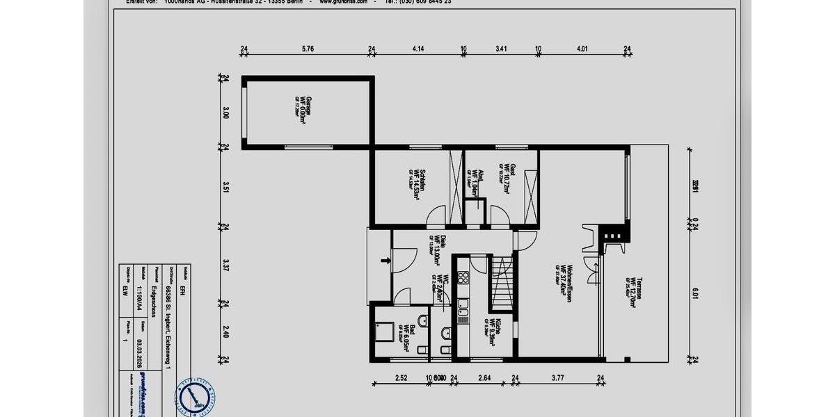 Einfamilienhaus Sankt Ingbert - 3 Zimmer, 107 m&sup2;, 365.000&euro; | Angebot:24432616