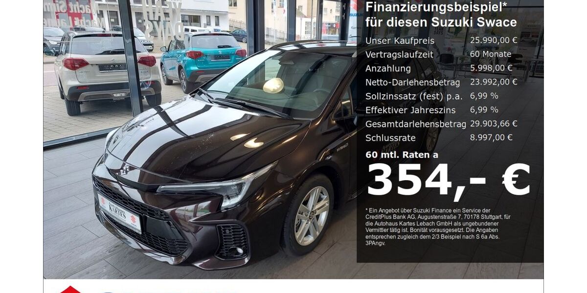 Suzuki Swace 25.600 km 25.990 &euro; Lebach 66822