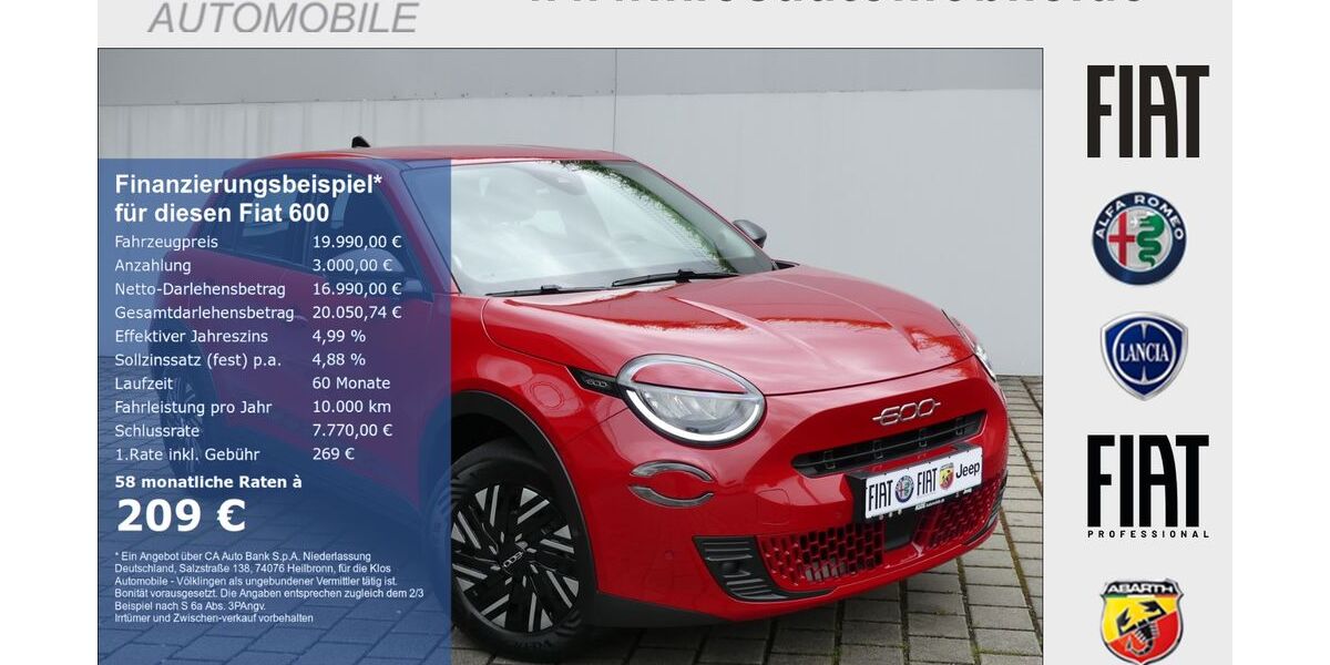 Fiat 600 13.135 km 19.990 &euro; Völklingen 66333
