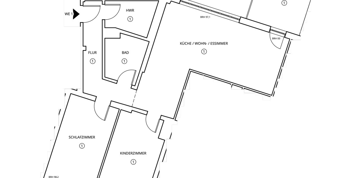 Etagenwohnung Saarlouis - 3 Zimmer, 88 m&sup2;, 240.000&euro; | Angebot:24063102