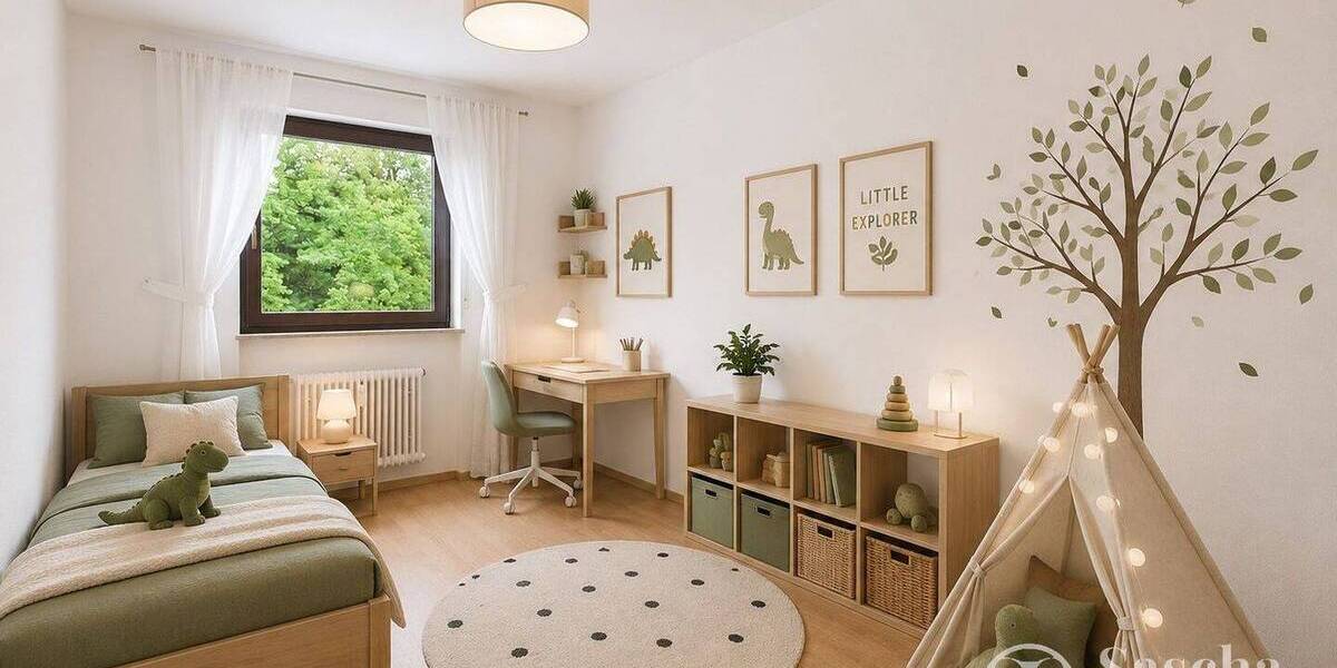 Helle 3-ZKB-Wohnung mit gutem Grundriss, Balkon & Garage in beliebter Lage von St. Ingbert-Süd - Etagenwohnung Sankt Ingbert St. Ingbert | Angebot:26597897