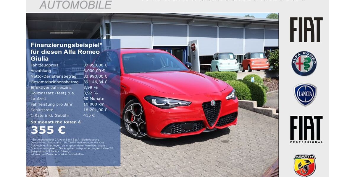 Alfa Romeo Giulia 11.199 km 39.990 &euro; Saarbrücken - Dudweiler 66125