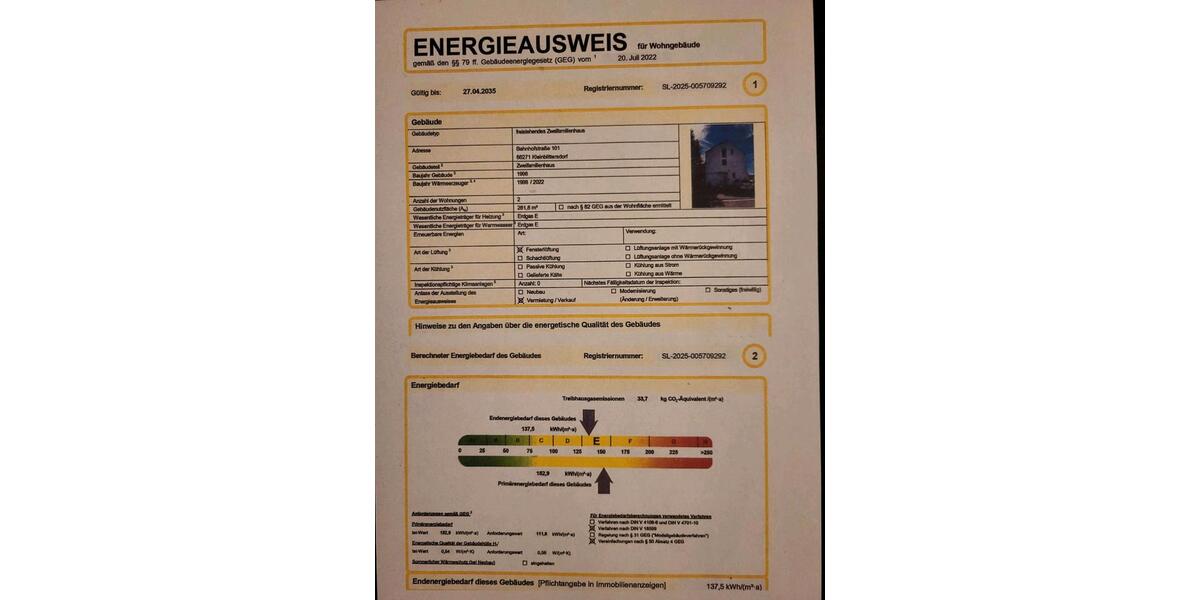 Mehrfamilienhaus, Wohnhaus Kleinblittersdorf - 7 Zimmer, 220 m&sup2;, 395.000&euro; | Angebot:24814295