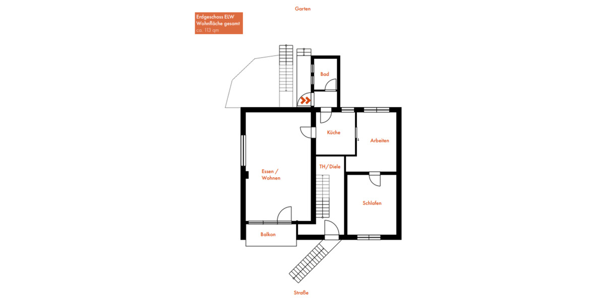 Erdgeschoßwohnung Schwalbach - 3 Zimmer, 113 m&sup2;, 900&euro; | Angebot:25932875