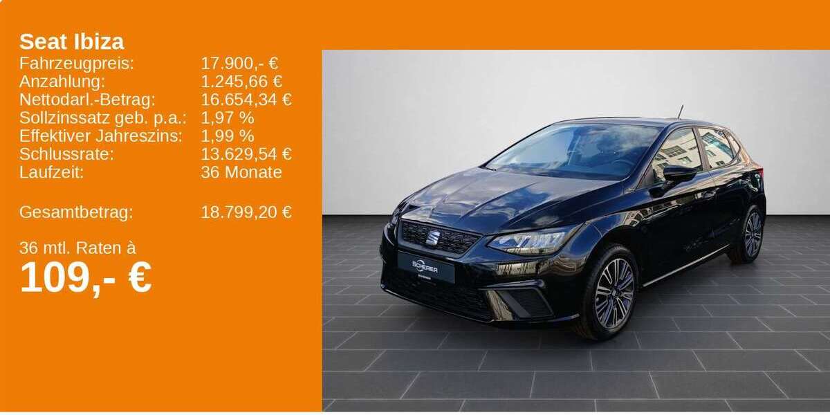 Seat Ibiza 27.702 km 17.900 &euro; Neunkirchen 66538