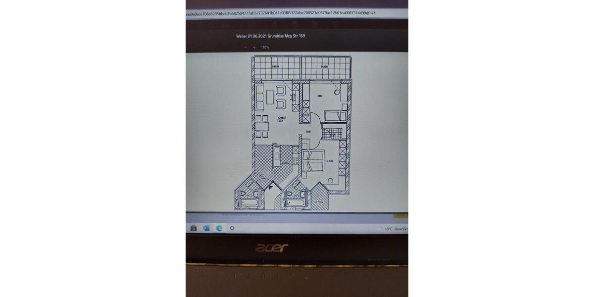 Etagenwohnung Dillingen (Saar) - 3 Zimmer, 86 m&sup2;, 780&euro; | Angebot:25804539