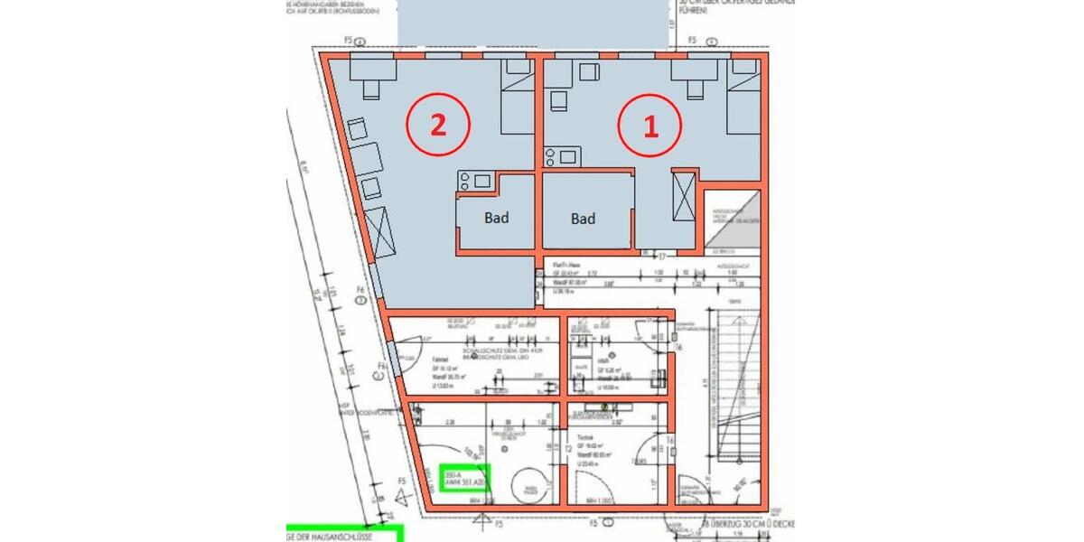Etagenwohnung Saarbrücken Scheidt - 1 Zimmer, 31 m&sup2;, 435&euro; | Angebot:25864935