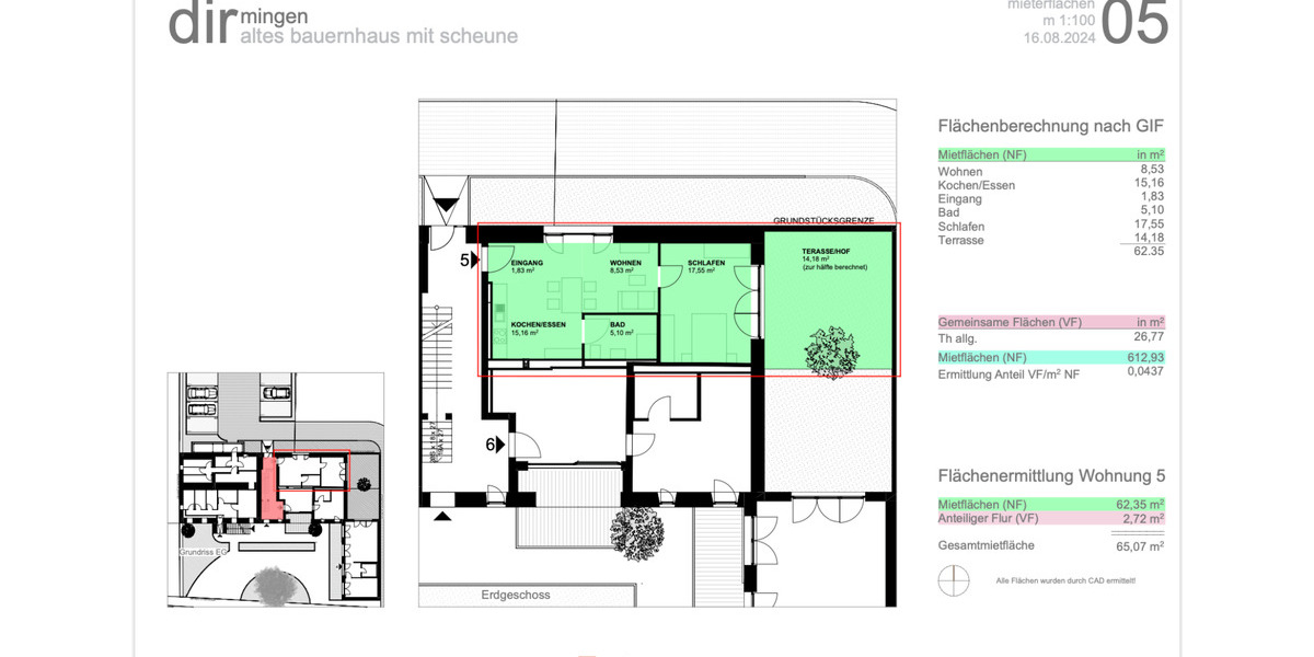 Erdgeschoßwohnung Eppelborn - 2 Zimmer, 65 m&sup2;, 760&euro; | Angebot:25098157
