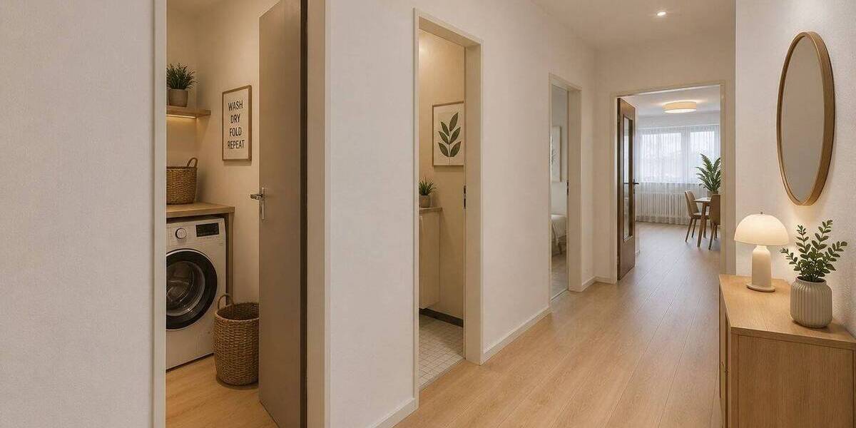 Helle 3-ZKB-Wohnung mit gutem Grundriss, Balkon & Garage in beliebter Lage von St. Ingbert-Süd - Etagenwohnung Sankt Ingbert St. Ingbert | Angebot:26597897