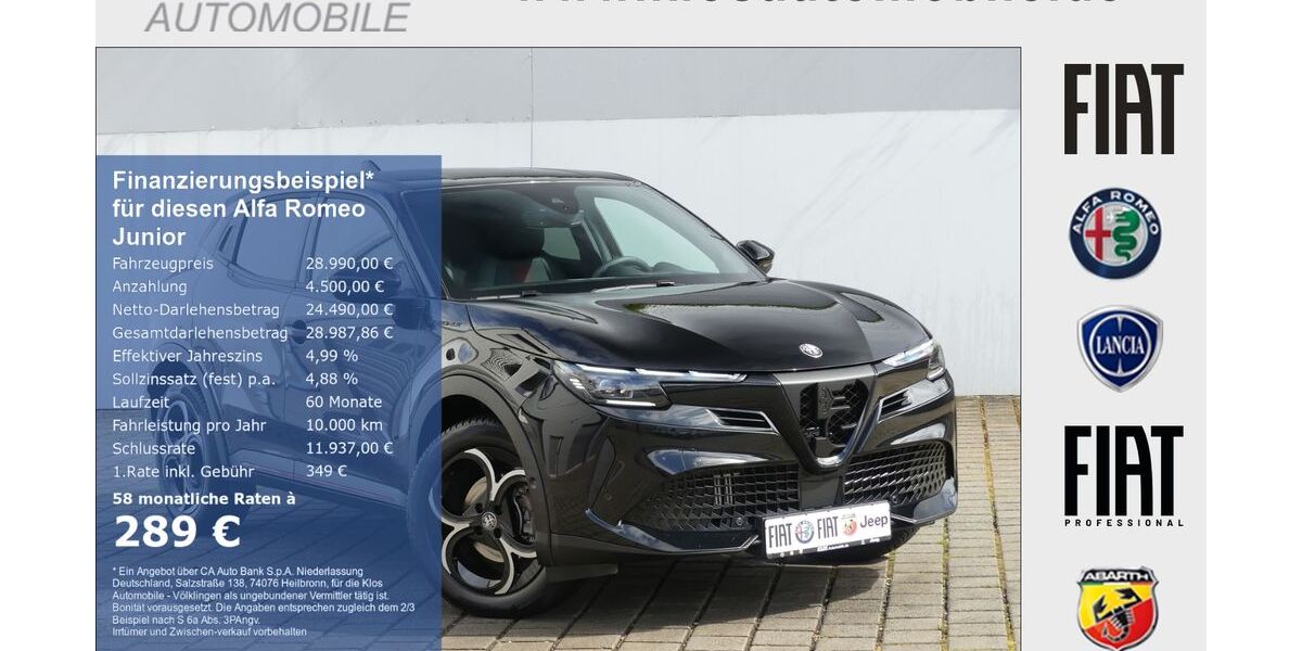 Alfa Romeo Junior 1.263 km 28.990 &euro; Völklingen 66333