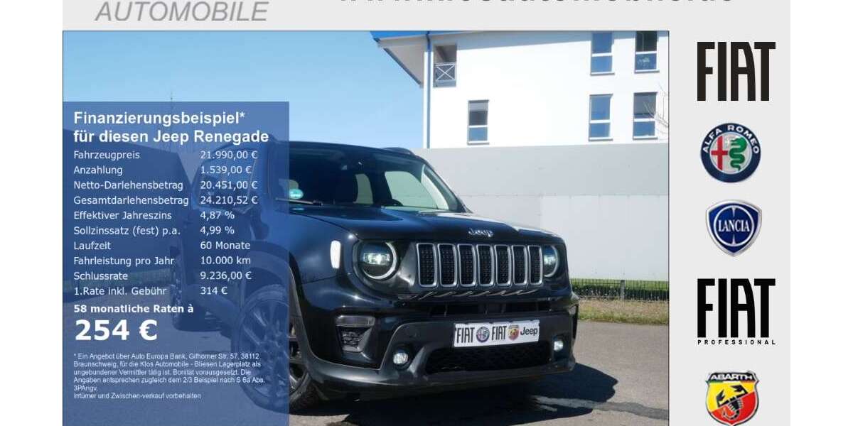 Jeep Renegade 39.636 km 21.990 &euro; Marpingen 66646