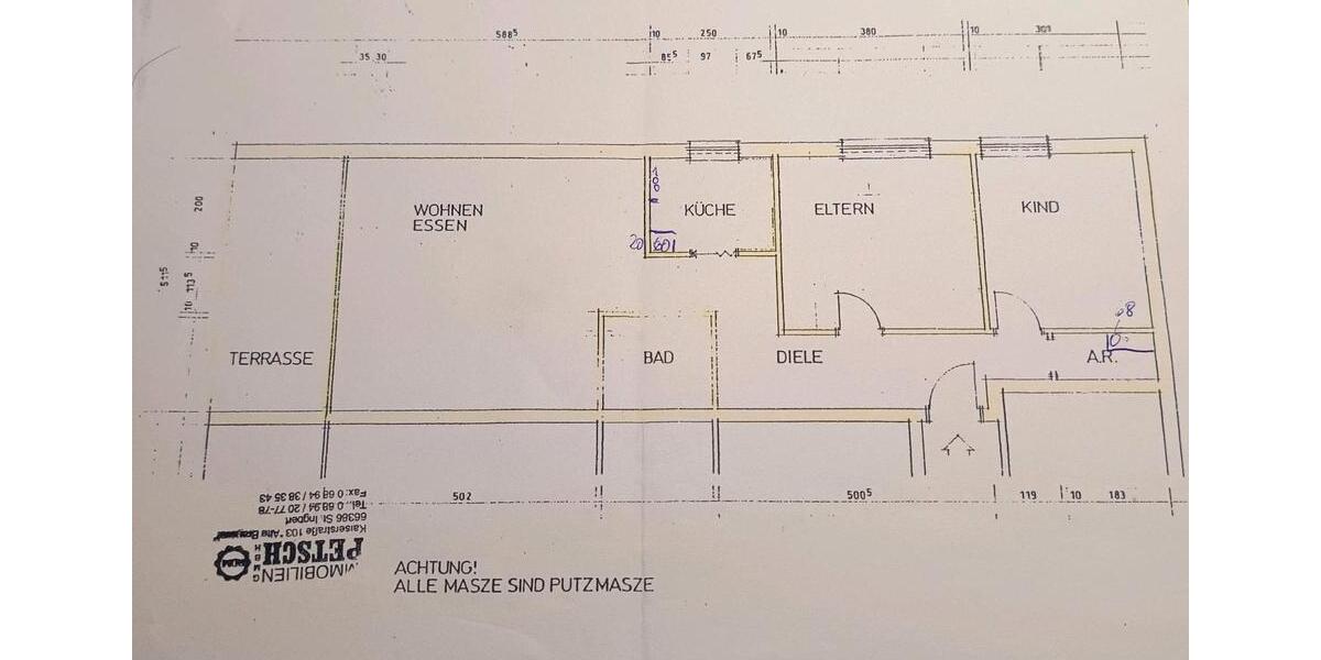 Etagenwohnung Sankt Ingbert - 3 Zimmer, 85 m&sup2;, 184.000&euro; | Angebot:25179737