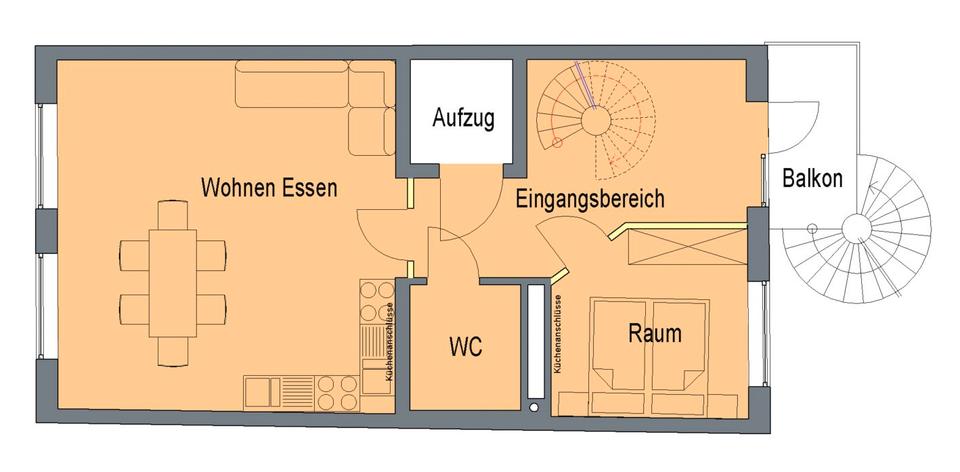 Maisonettenwohnung Mandelbachtal - 3 Zimmer, 113 m&sup2;, 790&euro; | Angebot:26600726