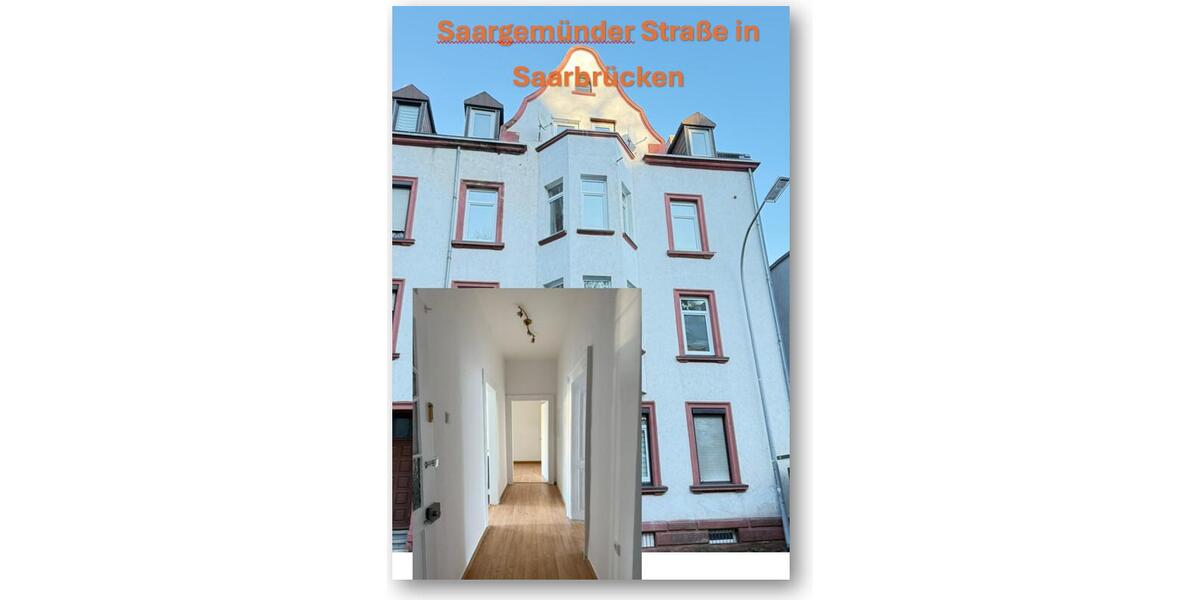 Etagenwohnung Saarbrücken St. Arnual - 3 Zimmer, 98 m&sup2;, 1.200&euro; | Angebot:25638031
