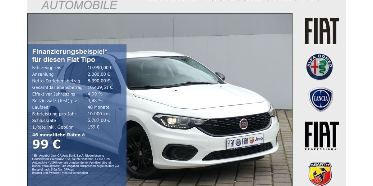 Fiat Tipo 90.632 km 10.990 &euro; Völklingen 66333