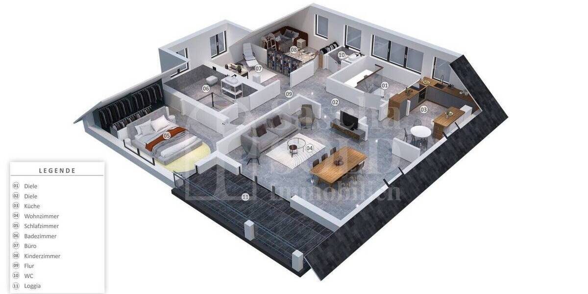 Hochwertige 4-Zimmer-Wohnung mit Loggia & Stellplatz in beliebter Lage von Kirkel-Neuhäusel - Etagenwohnung Kirkel Kirkel-Neuhäusel | Angebot:26120748