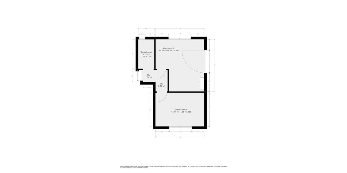 Etagenwohnung Schmelz - 2 Zimmer, 40 m&sup2;, 480&euro; | Angebot:25350674