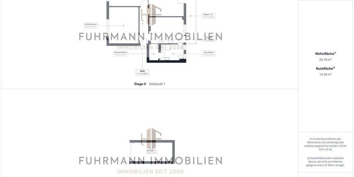 Etagenwohnung Saarbrücken Brebach-Fechingen - 3 Zimmer, 98 m&sup2;, 1.000&euro; | Angebot:26343532