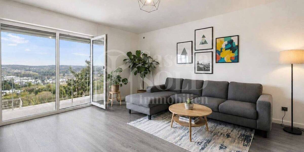Helle 2-Zimmer-Wohnung mit Balkon und Panoramablick - Erstbezug nach Sanierung - ab Juli 2026 - Etagenwohnung Spiesen-Elversberg Elversberg | Angebot:26573144