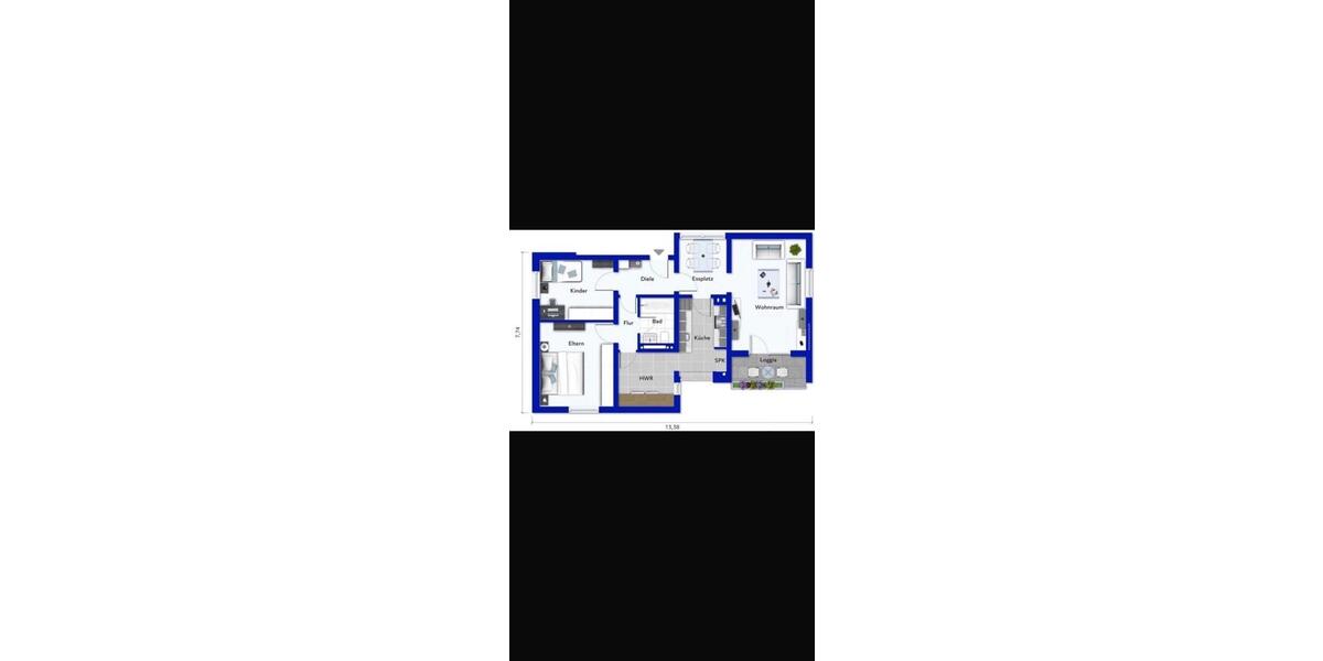 Etagenwohnung Beckingen - 3.5 Zimmer, 72 m&sup2;, 149.000&euro; | Angebot:26334825