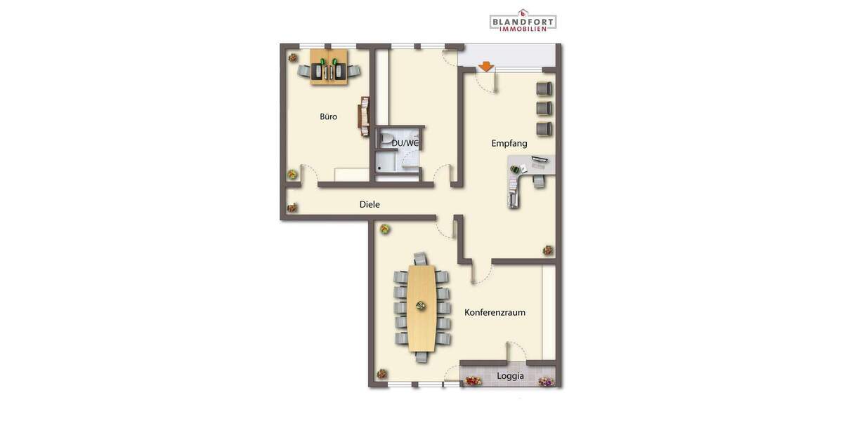 Gewerbeobjekt Saarlouis - 3 Zimmer, 110 m&sup2;, 550&euro; | Angebot:25698742