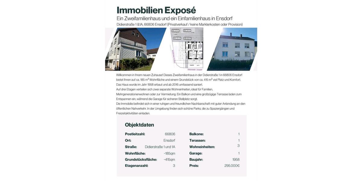 Mehrfamilienhaus, Wohnhaus Saarlouis - 11 Zimmer, 240 m&sup2;, 295.000&euro; | Angebot:24895637